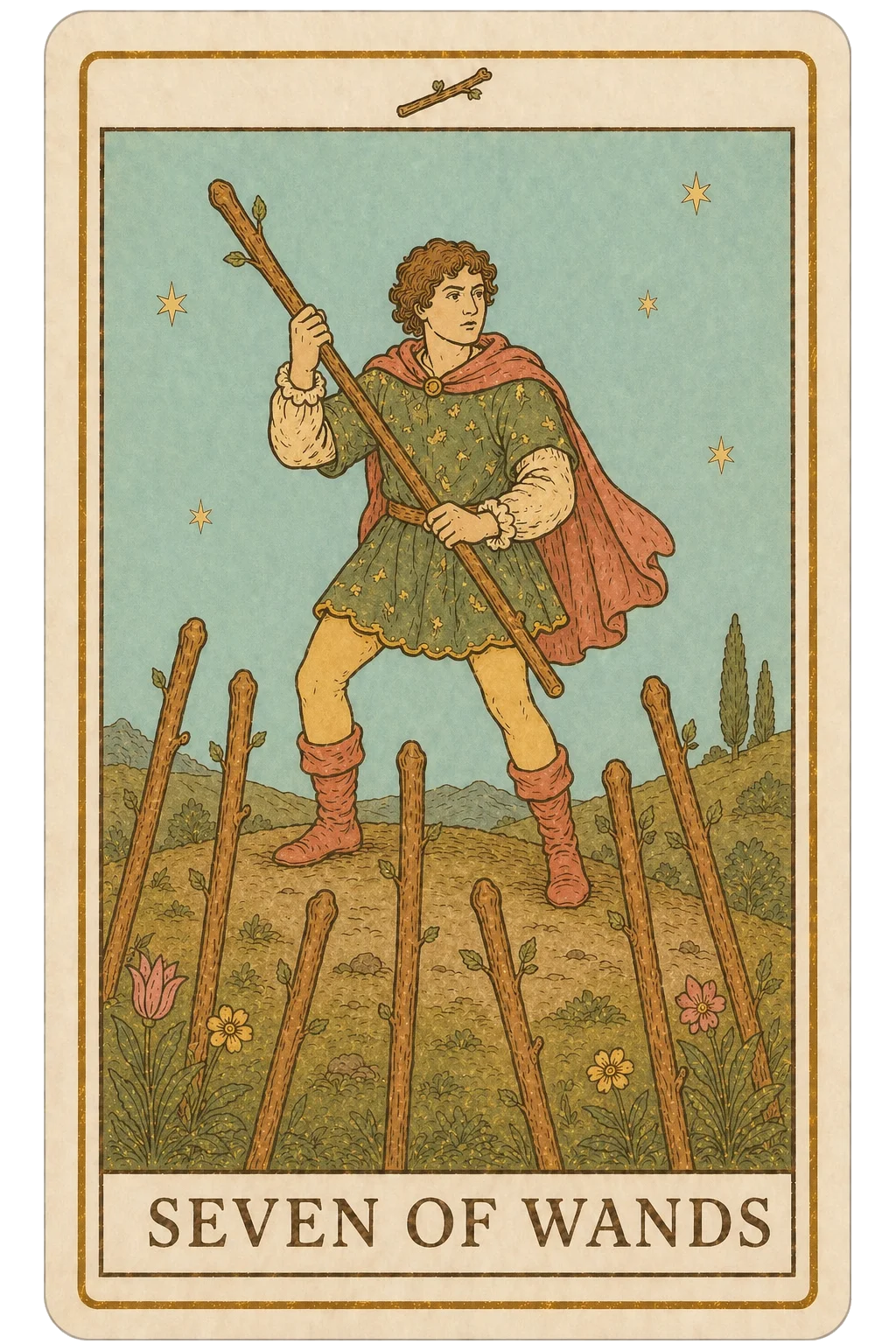 Seven of Wands